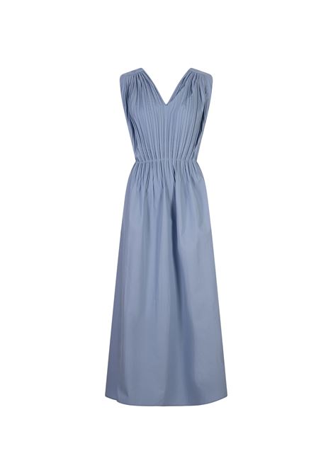 Abito Antea In Cotone Dusty Blue AMOTEA | ANTEA COTTONDUSTY LIGHT BLUE